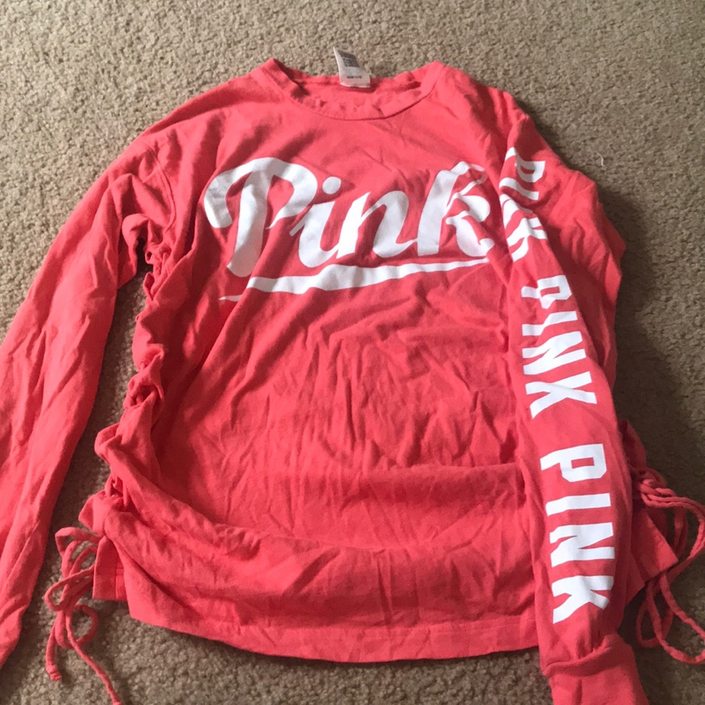 vs pink long sleeve